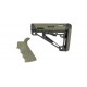 Butt stock Hogue AR15/M16 Kit, Beavertail Grip and OverMold Collapsible Buttstock - O.D. Green